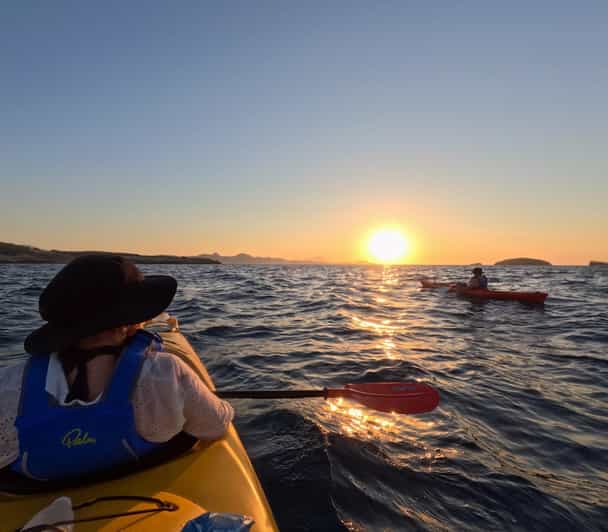 Milos: Romantic Semi Private Sunset Kayaking Tours - Alogomandra Beach check-in and the 30-minute safety briefing